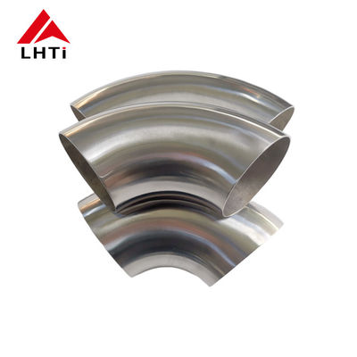 Bon prix Titane Gr2 à mandrin courbée à 90 degrés coude pour raccords de tuyaux d'échappement en ligne