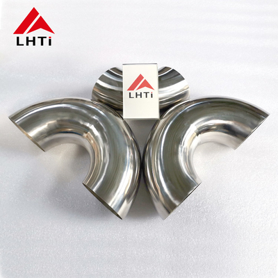 Bon prix ASME B16.9 certifié Ti Elbow Fitting / Titanium Elbow 180 degrés de soudure de connexion de surface polie en ligne
