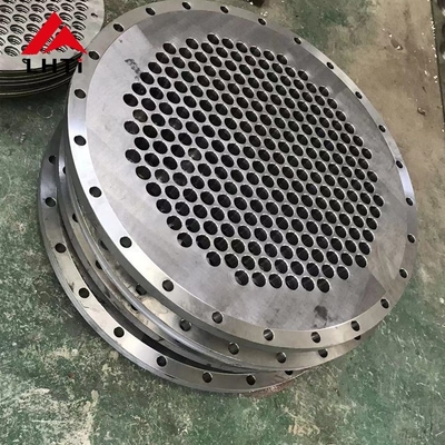 Bon prix Gr2 solides solubles Tubesheet titanique plaqué pour l'industrie chimique d'échangeur de chaleur en ligne