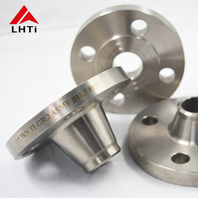 Bon prix DIN 2632 PN 10 Flange de cou de soudure en titane face soulevée Gr1 Gr2 Gr5 WN Flange dans l'industrie chimique / pétrolière / gaz en ligne