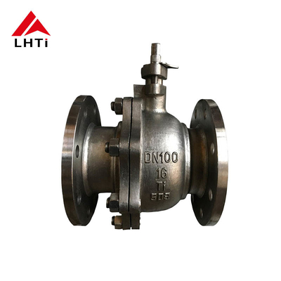 Bon prix Valve à bille en titane d'alliage de poids léger de la norme américaine 2 voies Gr2 DN 50 Classe 150-600 pour une utilisation industrielle en ligne