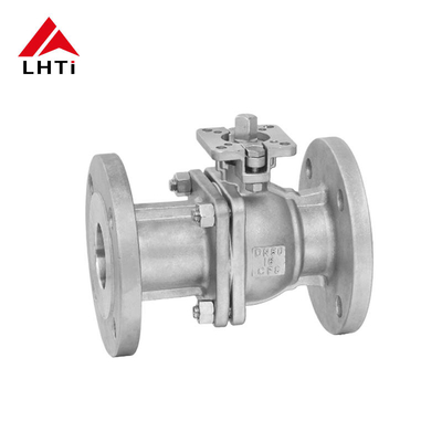 Bon prix Valve à bille à double sens ASME DN 15 Gr2 Titane Valve à bille industrielle Valve de décharge haute pression en ligne