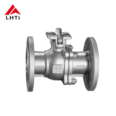 Bon prix Valve à bille à haute pression DN10 DN15 Titane à deux pièces Gr1 Gr2 Gr5 Valve à bille pour le traitement de l'eau en ligne