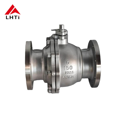 Bon prix Titane haute pression 150 LBS 3 pouces soupape à bille manuelle soupape à bille électrique pneumatique Gr1 Gr2 TA1 TA2 en ligne