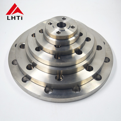 Bon prix Construction EN1092-01 RF SO Hubbed Slip On Flange Gr2 Gr5 Gr7 pour l'industrie chimique en ligne