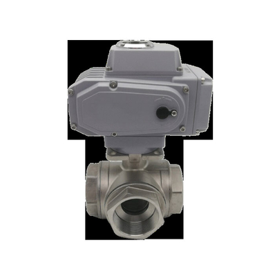 Bon prix Valve à bille pneumatique à trois fils pour le contrôle des fluides industriels et les systèmes CVC en ligne