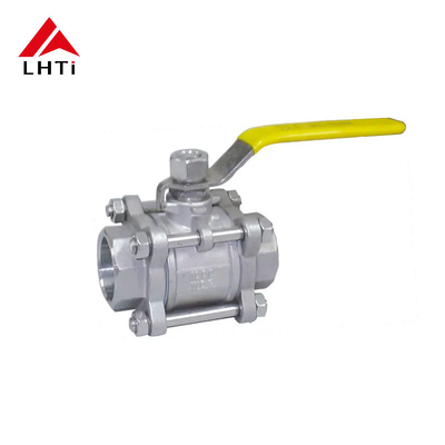Bon prix Valves à billes en titane résistantes à la corrosion pour le traitement chimique Gr1 et Gr2 en ligne