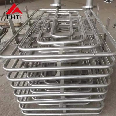 Bon prix Le condensateur ASME B338 évaluent le recourbement titanique de tube de 2 bobines en ligne