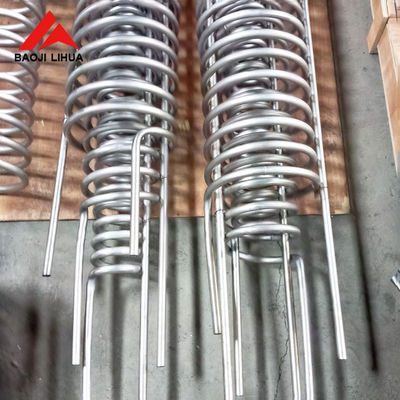 Bon prix Bobine titanique pure ASTM sans couture B338 de tube d'échangeur de chaleur en ligne