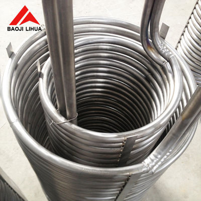 Bon prix Bobine titanique sans couture ASTM B862 de tube d'échangeur de chaleur d'OD 6mm en ligne