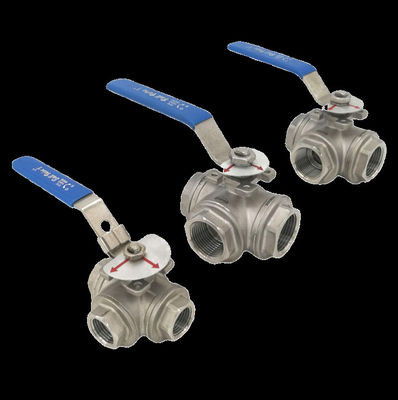 Bon prix Valve à bille à filetage à trois voies - Valves à bille en Ti Gr2 DN 15 Classe 150-2500 Avec brides pour le traitement de l'eau en ligne