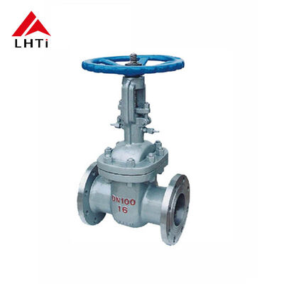 Bon prix Valve de porte à bride en alliage de titane Vente industrielle chimique résistante à la corrosion en ligne