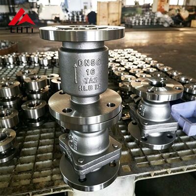 Bon prix Clapet anti-retour en alliage de titane DN50 PN16 anticorrosion pour les pipelines industriels en ligne
