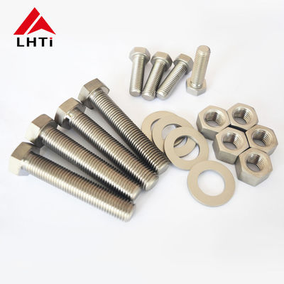 Bon prix Boulons hexagonaux en titane forgé DIN933 DIN931 Gr2 En ligne